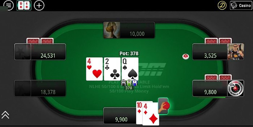 Мобильное приложение Pokerstars