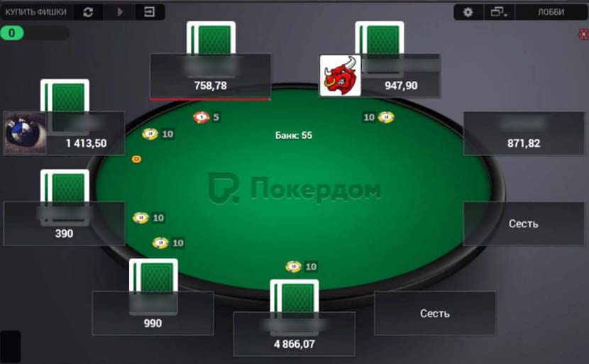 Клиентский софт Pokerdom